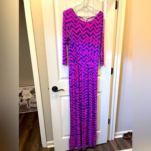 Lilly Pulitzer Nigella Maxi “I Got Lucky” Size Medium